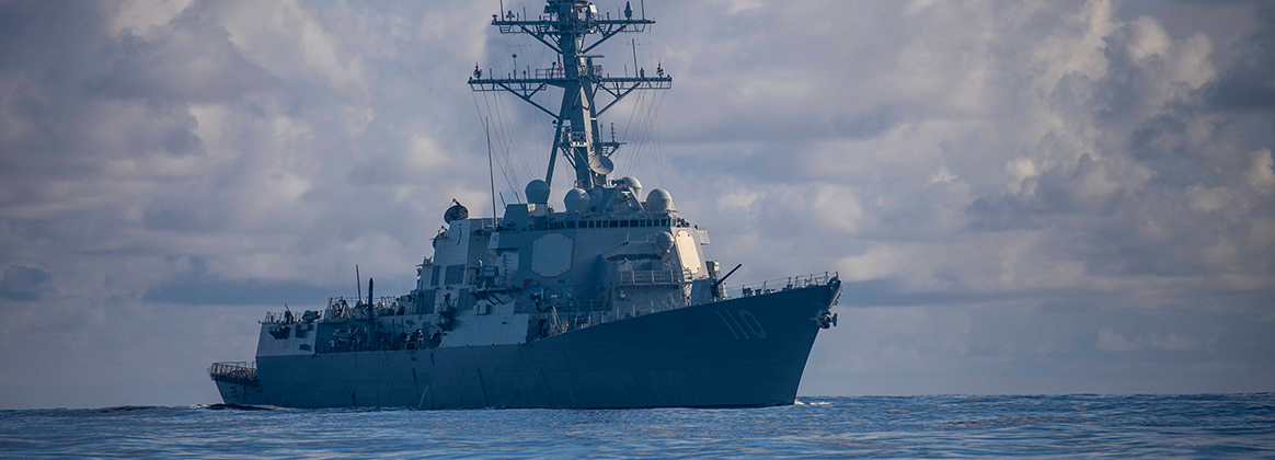 USS William P. Lawrence (DDG 110) transits the Pacific Ocean